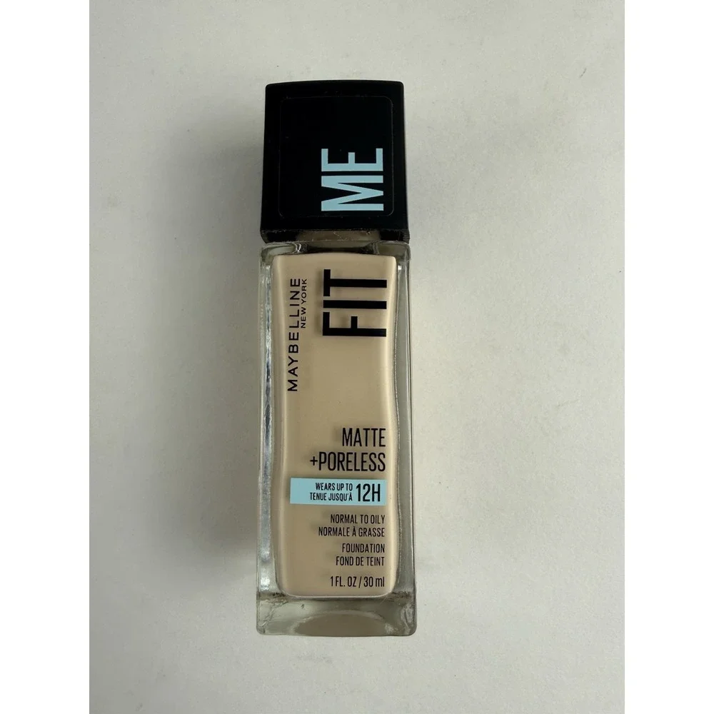 Maybelline NY Fit Me Matte + Poreless 12hr Wear Foundation 110 Porcelain 1 FL oz - Picture 4 of 7